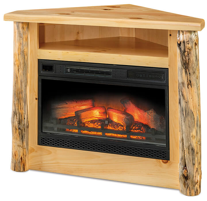 Amenajări cu șemineu electric pe colț