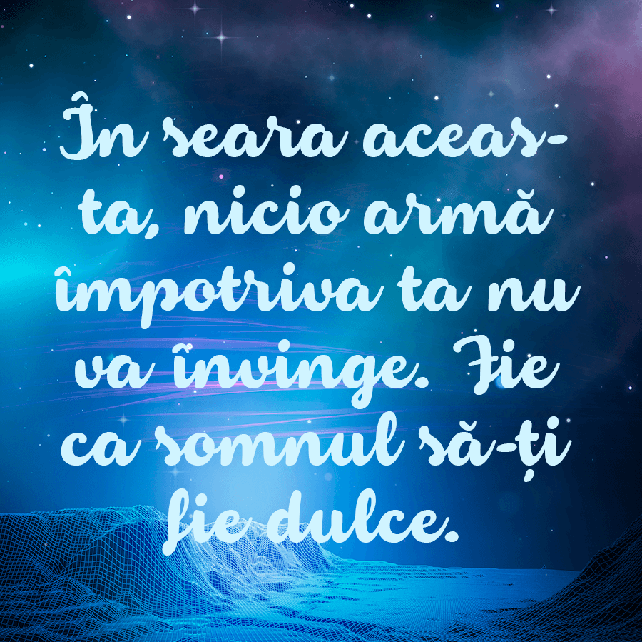 Cele mai frumoase mesaje de noapte bună