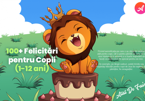 Felicitări de La Mulți Ani de Zi de Naștere pentru Copii
