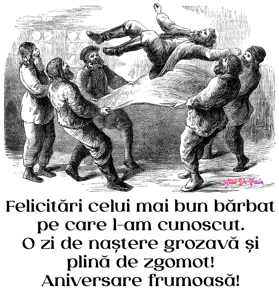 Felicitări pentru bărbații adevărați