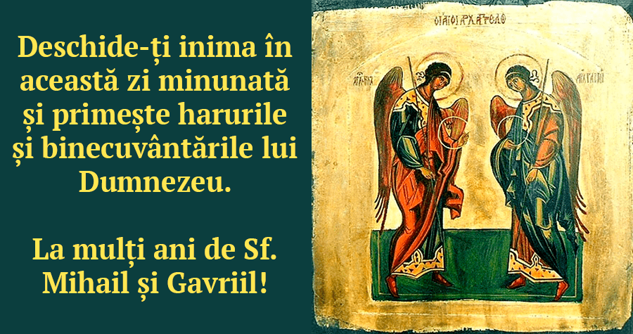 Mesaje creștine de Sf. Mihail și Gavriil