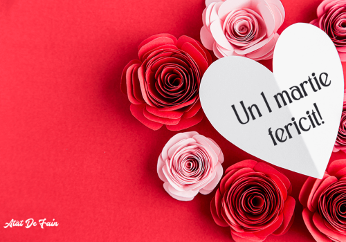 Mesaje de 1 martie pentru iubită sau soție