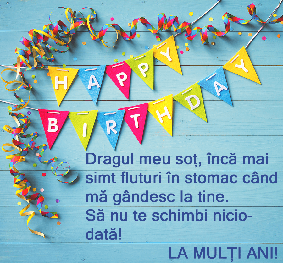 Mesaje de La Mulți Ani pentru Soțul meu Iubit