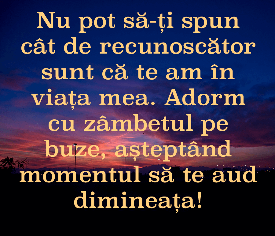 Mesaje de dragoste de noapte bună