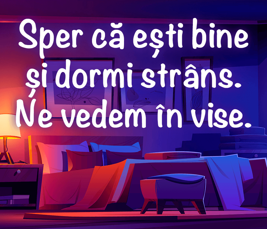 Mesaje de noapte bună cu imagini