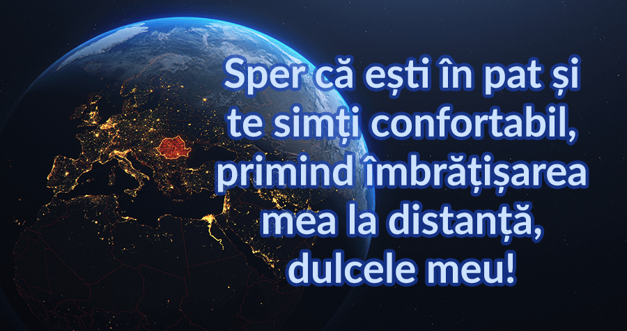 Mesaje de noapte bună pentru iubit