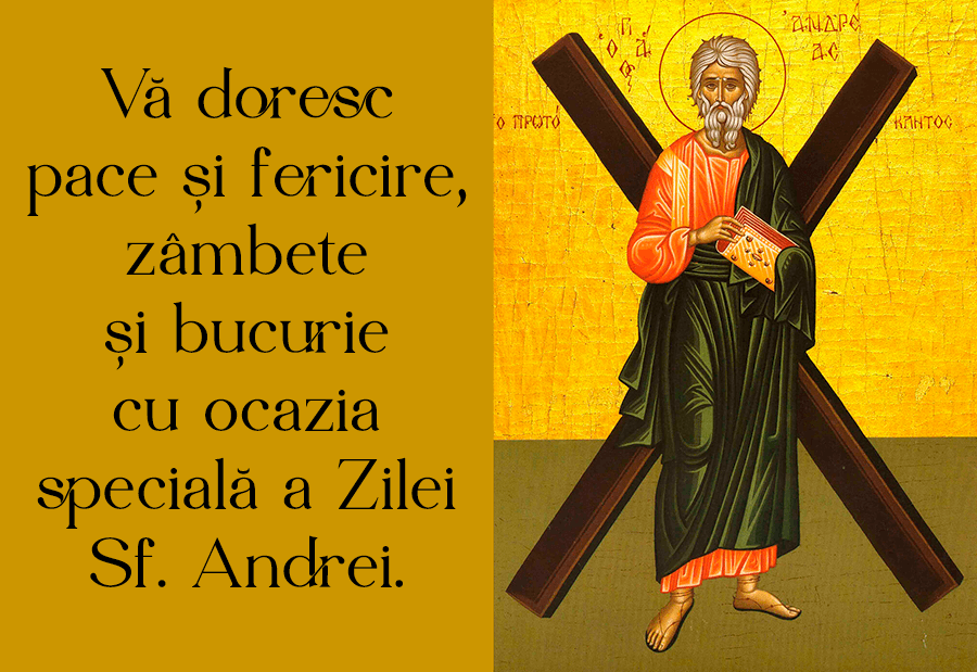 Mesaje de ziua numelui de Sf. Andrei Mesaje de ziua numelui de Sf. Andrei