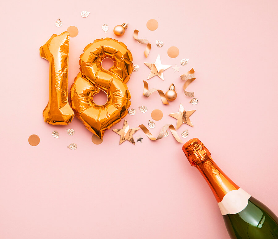 Nesaje de La Mulți Ani de 18 ani