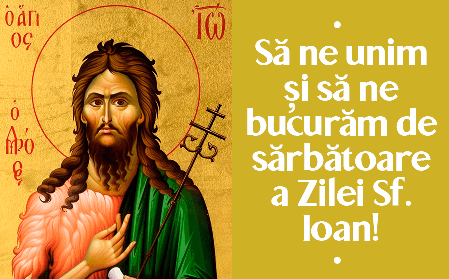 Urări de Sf. Ion și Ioana