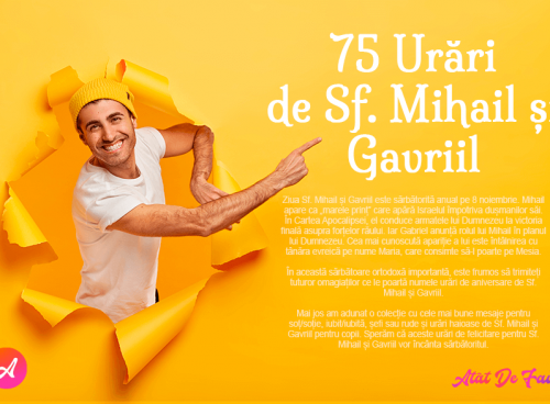 Urări de Sf. Mihail și Gavriil