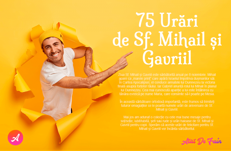 Urări de Sf. Mihail și Gavriil