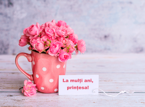 Urări de la mulți ani pentru fiica