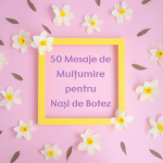 Mesaje de mulțumire pentru nași de botez